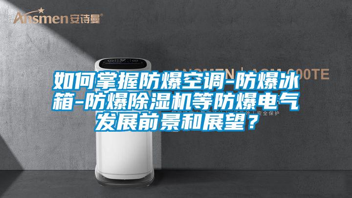 如何掌握防爆空调-防爆冰箱-防爆91抖音免费看片等防爆电气发展前景和展望？