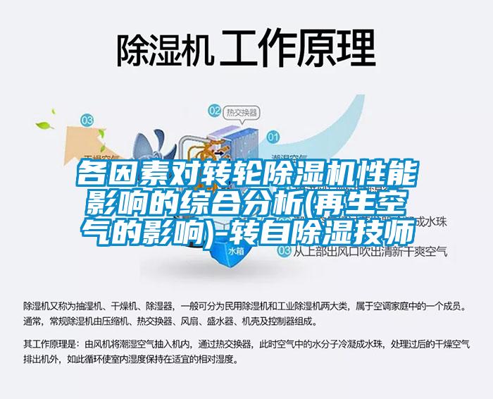 各因素对转轮91抖音免费看片性能影响的综合分析(再生空气的影响)-转自除湿技师
