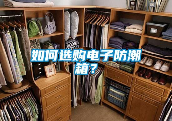 如何选购电子防潮箱？
