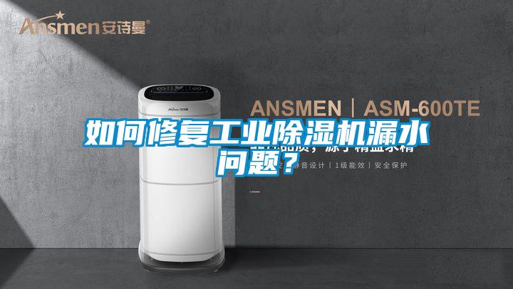 如何修复工业91抖音免费看片漏水问题？