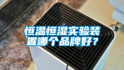 恒温恒湿实验装置哪个品牌好？