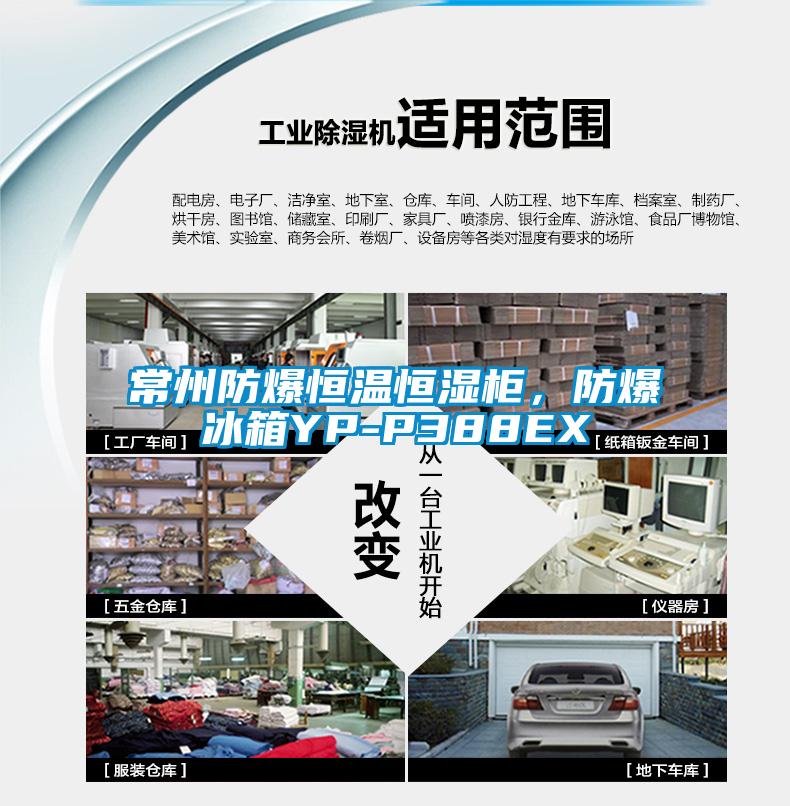 常州防爆恒温恒湿柜，防爆冰箱YP-P388EX