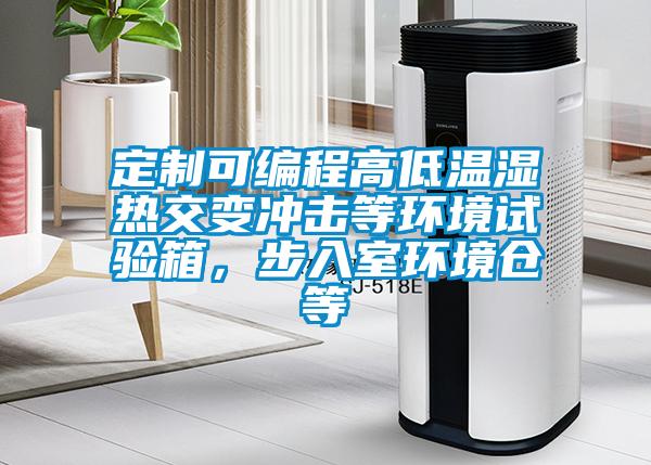 定制可编程高低温湿热交变冲击等环境试验箱，步入室环境仓等
