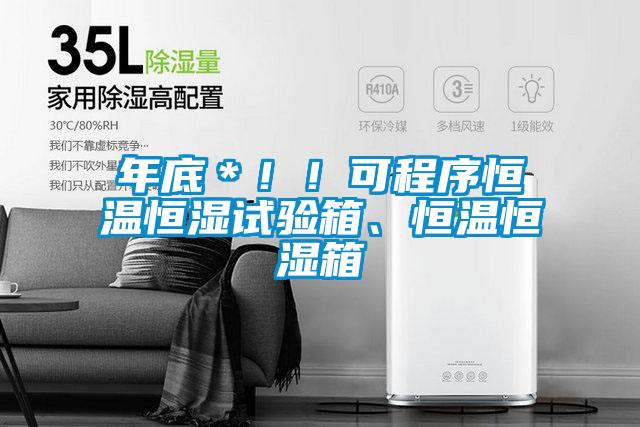 年底＊！！可程序恒温恒湿试验箱、恒温恒湿箱