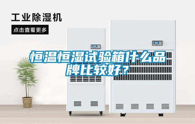 恒温恒湿试验箱什么品牌比较好？