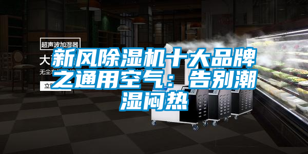 新风91抖音免费看片十大品牌之通用空气：告别潮湿闷热