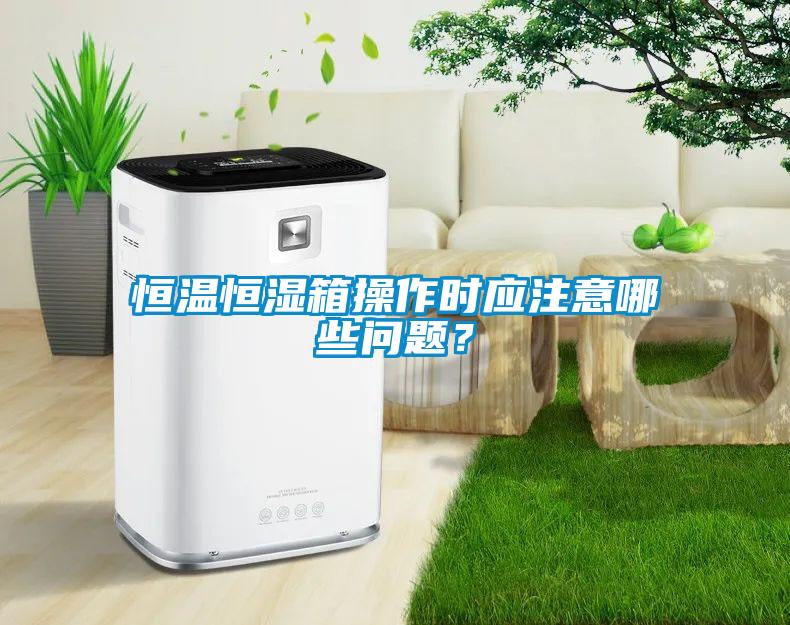 恒温恒湿箱操作时应注意哪些问题？