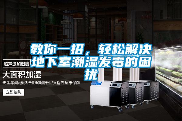 教你一招，轻松解决地下室潮湿发霉的困扰