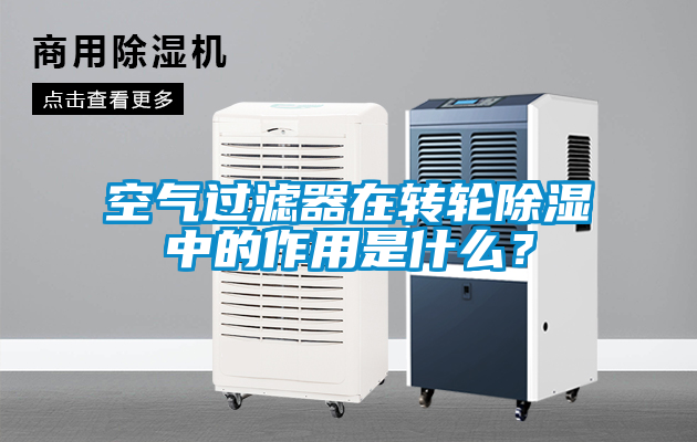 空气过滤器在转轮除湿中的作用是什么？