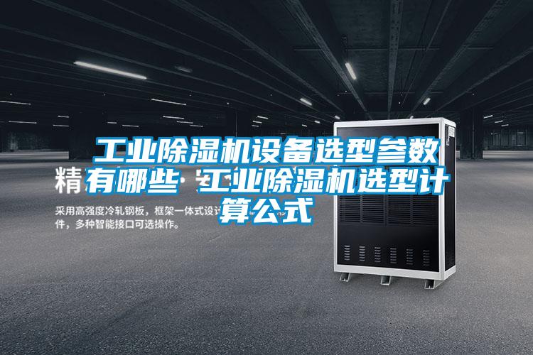 工业91抖音免费看片设备选型参数有哪些 工业91抖音免费看片选型计算公式