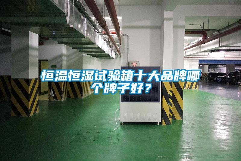 恒温恒湿试验箱十大品牌哪个牌子好？