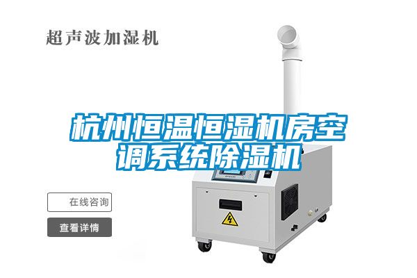 杭州恒温恒湿机房空调系统91抖音免费看片