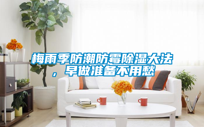梅雨季防潮防霉除湿大法，早做准备不用愁