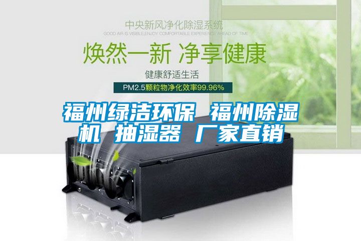 福州绿洁环保 福州91抖音免费看片 抽湿器 厂家直销