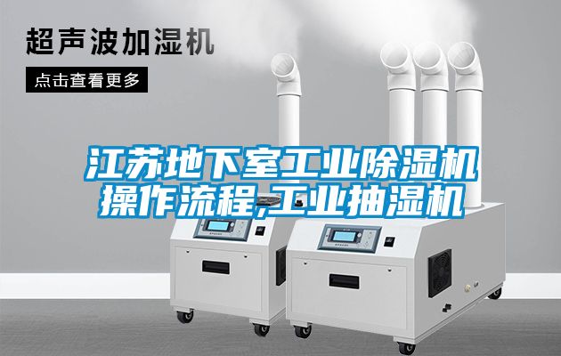 江苏地下室工业91抖音免费看片操作流程,工业抽湿机