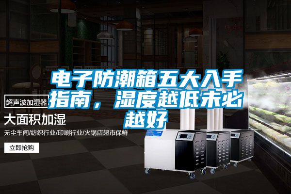电子防潮箱五大入手指南，湿度越低未必越好