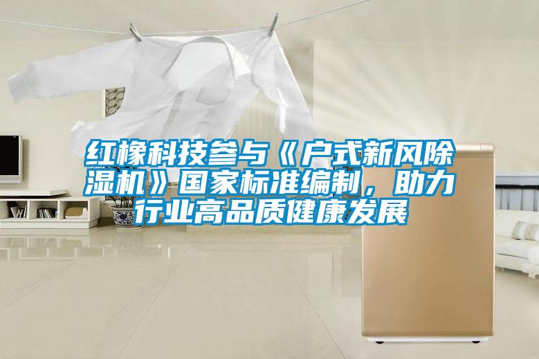红橡科技参与《户式新风91抖音免费看片》国家标准编制，助力行业高品质健康发展