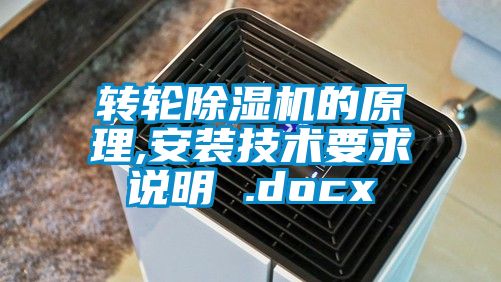 转轮91抖音免费看片的原理,安装技术要求说明 .docx