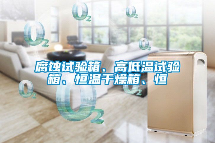 腐蚀试验箱、高低温试验箱、恒温干燥箱、恒