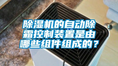 91抖音免费看片的自动除霜控制装置是由哪些组件组成的？